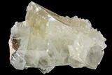 Fluorescent Calcite Crystal Cluster on Barite - Morocco #109227-1